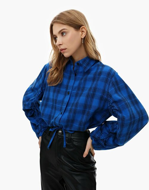 Блуза  Gloria Jeans, размер L, синий, черный