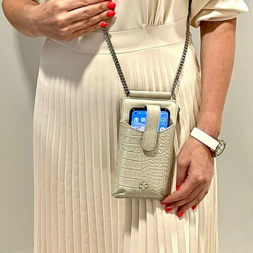 фото Сумка кросс-боди narvin, бежевый narvin (vasheron)