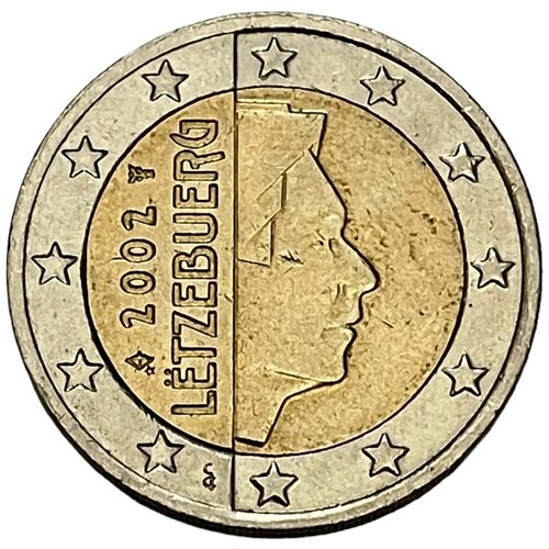 Люксембург 2 евро 2002 г. люксембург 2 евро 2015 г 15 лет вступлению на престол великого герцога анри
