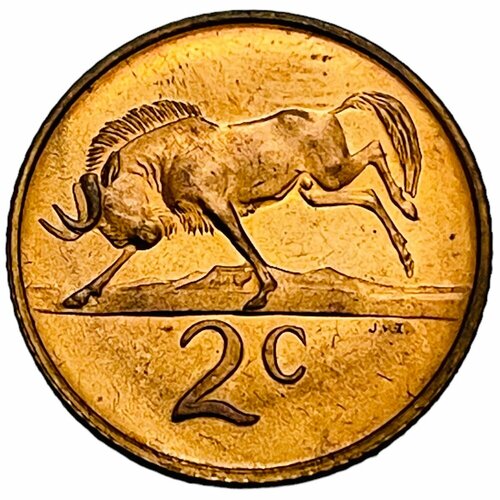 Южная Африка (ЮАР) 2 цента 1971 г.