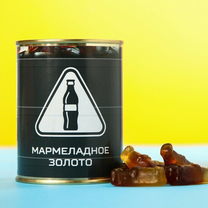 Подарочный мармелад в форме бутылочек колы "Нефть", 200 г - фотография № 2