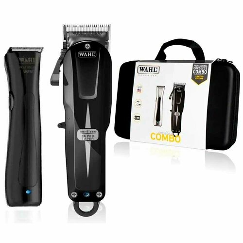 Набор машинок в кейсе Wahl Super Taper Cordless + Beret Stealth 08592-017