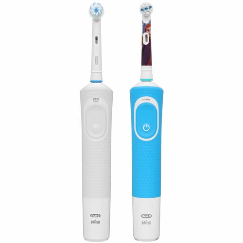 Набор зубных щеток Braun Oral-B Family Pack (Vitality 100+Vitality Frozen Kids D12.513. K белый, голубой