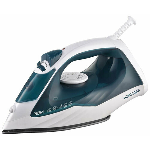 Утюг Homestar HS-4008 тефлон бело-синий 105374 158000₽