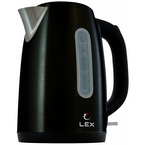Чайник электрический LEX LX 30017-2 стальной черный 261600₽
