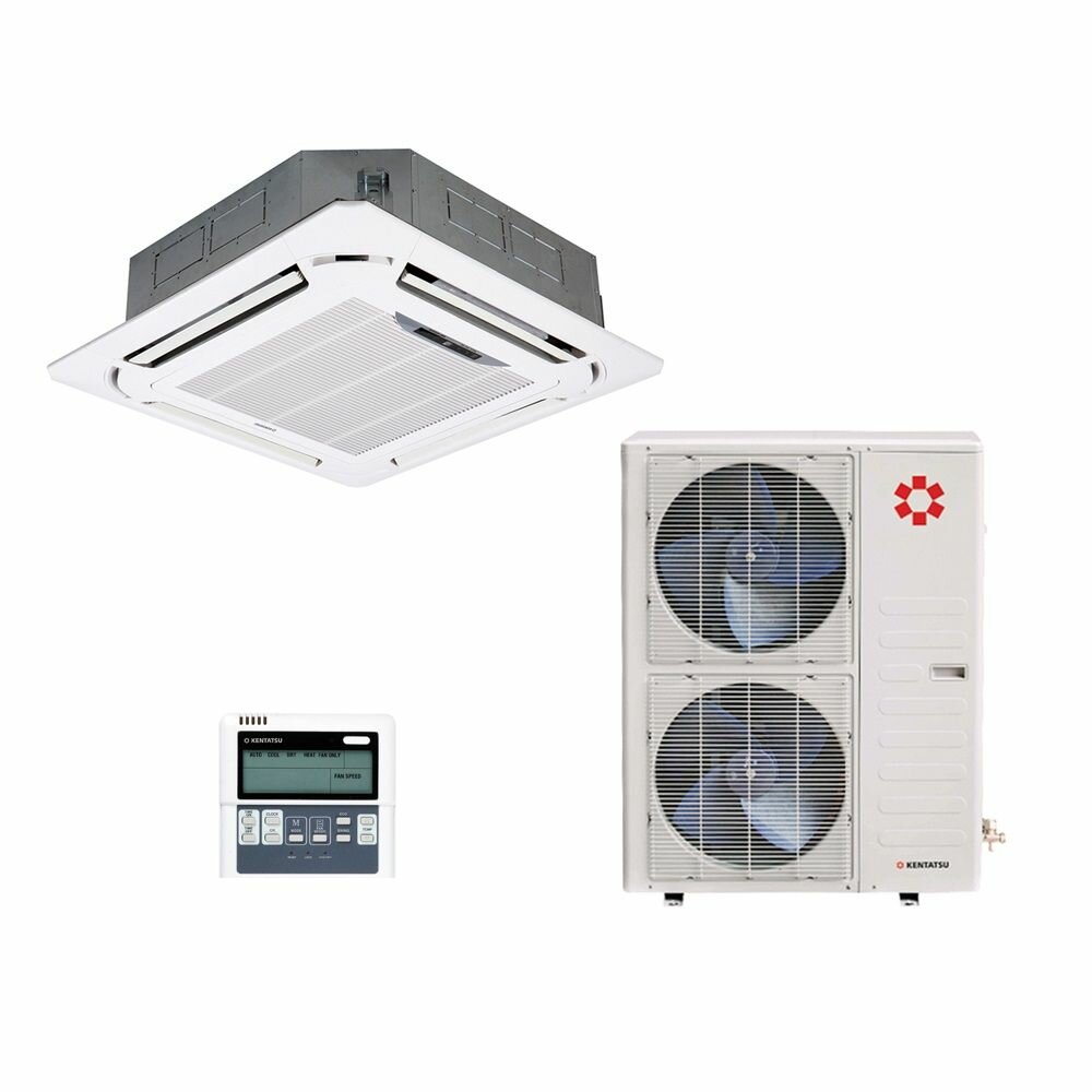фото Кассетный кондиционер (сплит-система) Kentatsu KSVQ176HFAN3 / KSUT176HFAN3