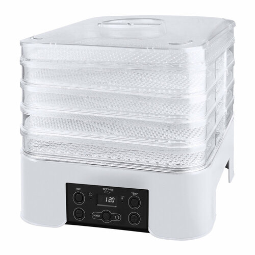 Электросушилка STINGRAY ST-FD703A 7 поддонов 4 разборных поддона для сушки 1 обычный поддонов 2 для пастилы белый жемчуг 518700₽