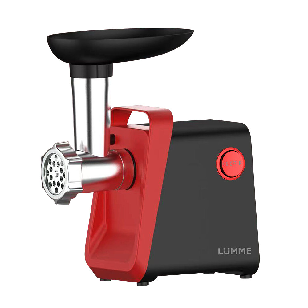 фото Мясорубка LUMME LU-MG2112A черный/красный