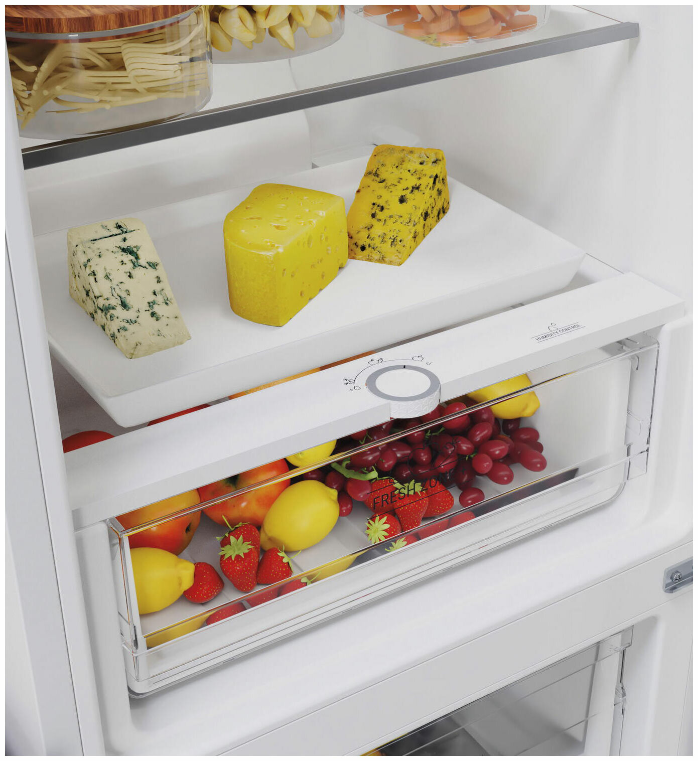 Двухкамерный холодильник Hotpoint HT 7201I M O3 мраморный - фотография № 5