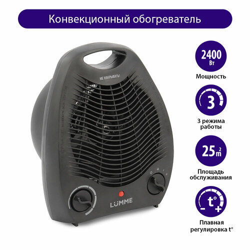 LUMME LU-FH713A черный жемчуг тепловентилятор 96300₽