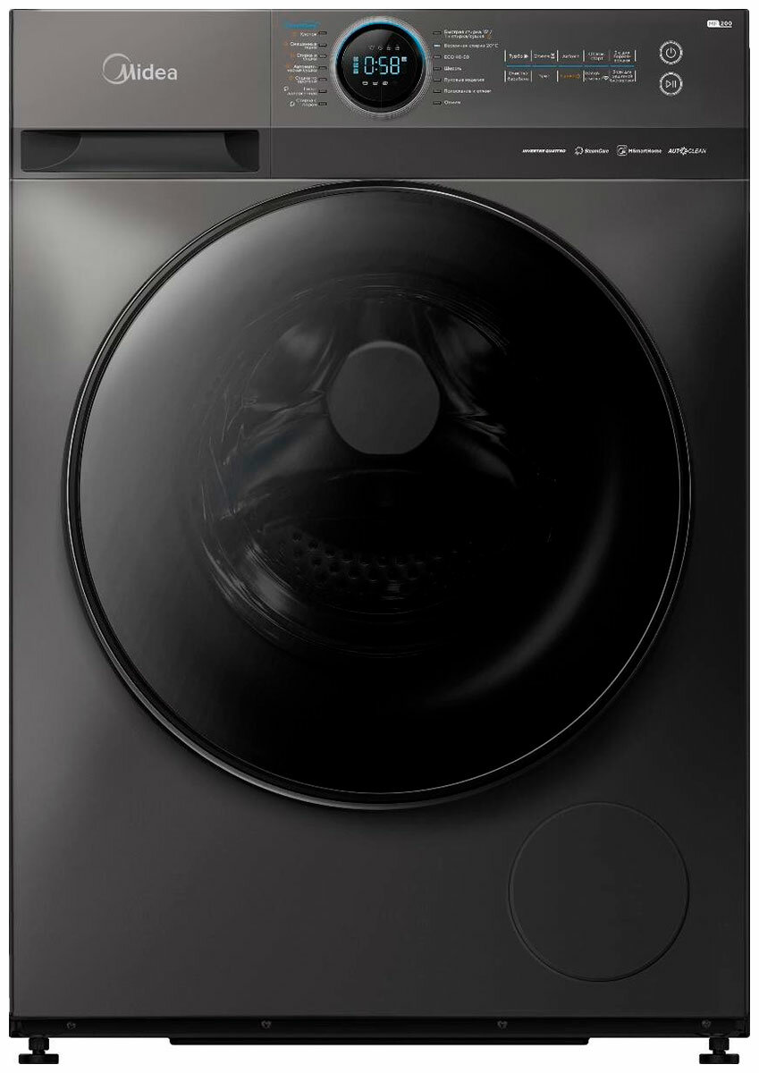 Стиральная машина с сушкой Midea MF200D80WBS/S-RU - фотография № 1