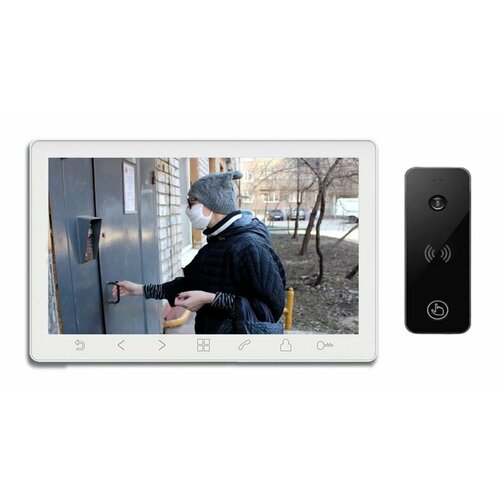 Tantos Prime HD SE (белый) и iPanel 2 HD + (комплект многофункционального домофона 7