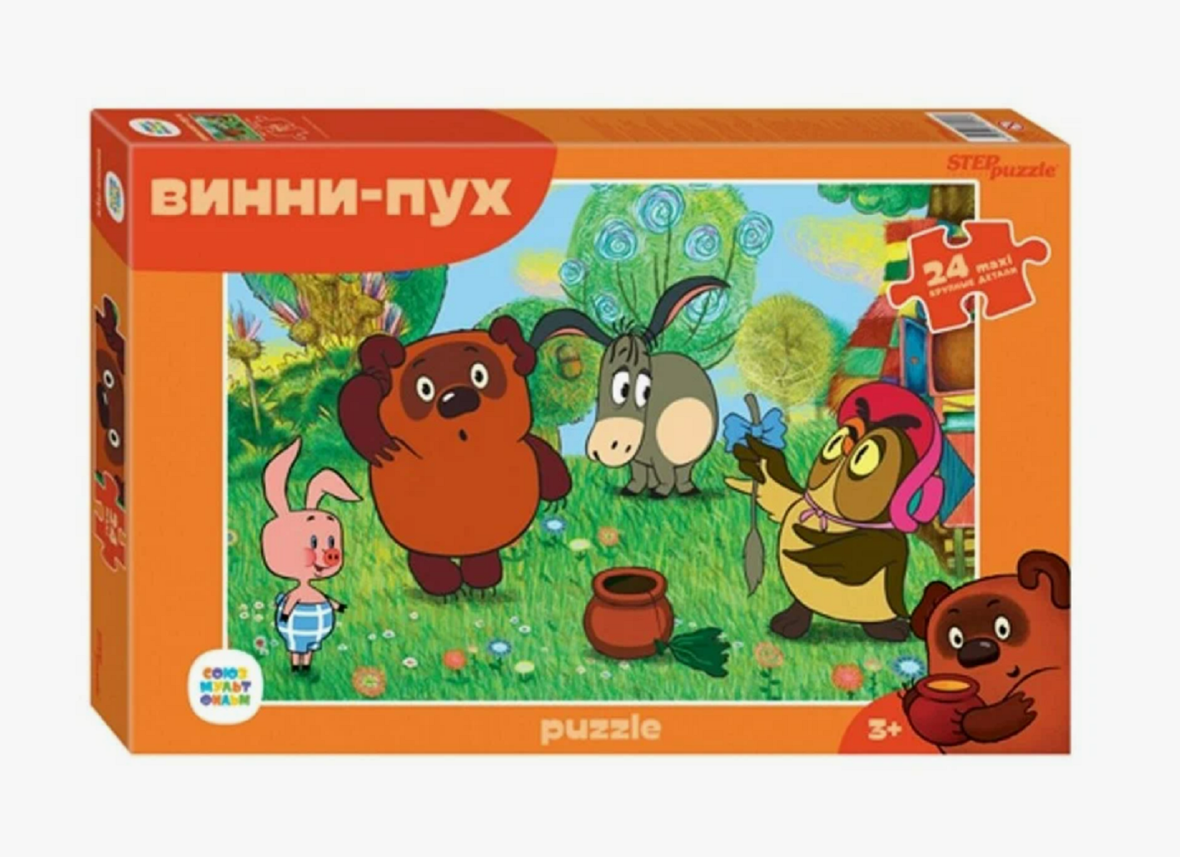 Пазл Step Puzzle Винни Пух, new, 24 эл, maxi 70013