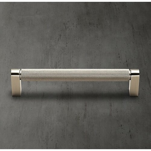 Ручка-скоба Restoration Hardware Lambeth Knurled Lambeth Knurled L.15.2 Satin Nickel 24170017 SNCK