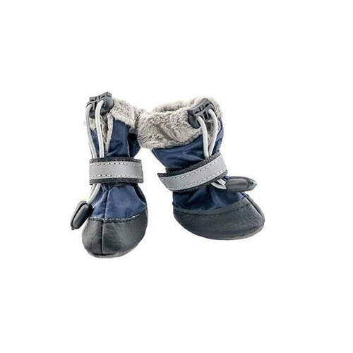 Ботинки для собак утепленные XXS 4х25х7см мехполиэстер 3х-слойная подошва ЧИП 1 шт 809₽