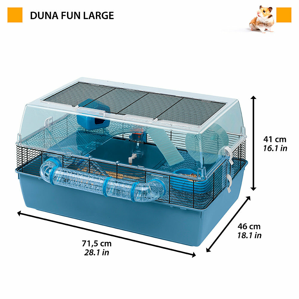 Ferplast клетка DUNA FUN LARGE для хомяков (71х46х41 см) - фото №7