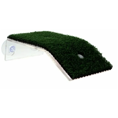 HOMEFISH Остров для земноводных с ковриком на присосках, 8 см х 14 см (0.02 кг) (2 штуки)