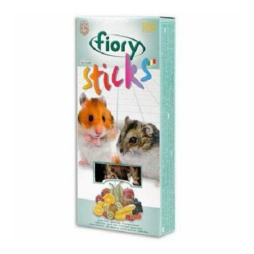 Fiory Sticks палочки для хомяков, с фруктами 100 гр (10 шт) палочки для хомяков fiory sticks с фруктами 2х50 г