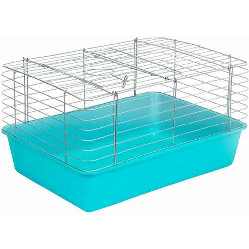 Клетка для морских свинок Eco Марта 1 бирюзовая 30,5 х 42,5 х 23,5 см (1 шт)