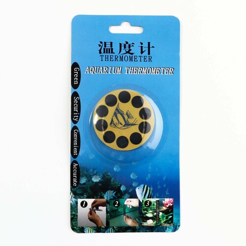 Термометр аквариумный d-50 мм 373₽