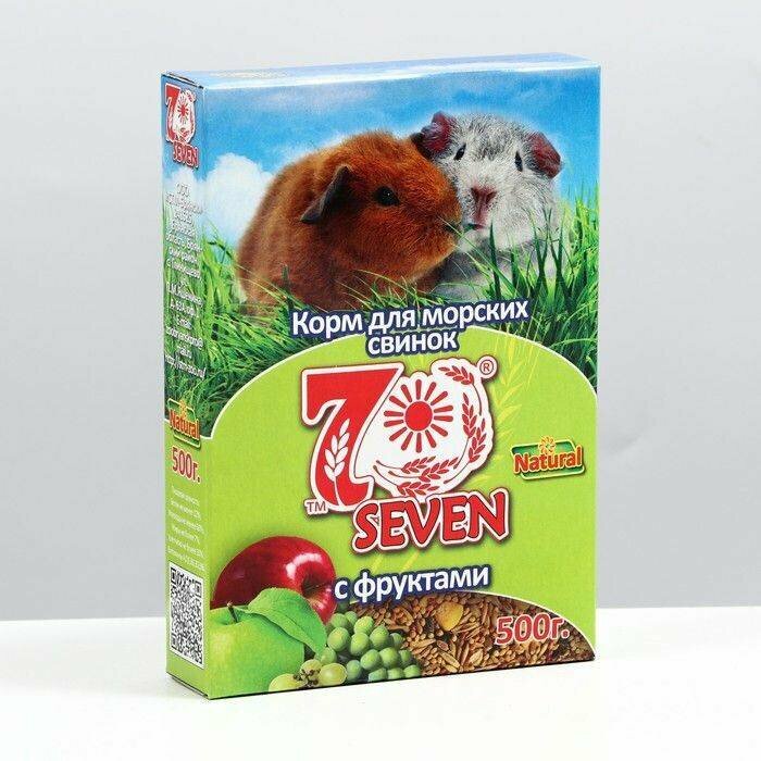 Корм для морских свинок - Seven Seeds с фруктами 500 гр 3 упаковки