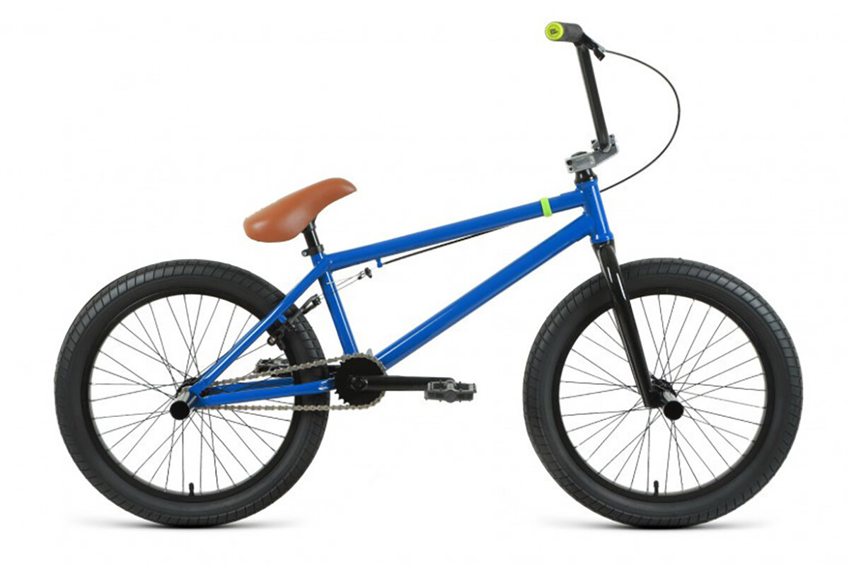 Велосипед FORWARD Zigzag 20 (2021), BMX (подростковый), рама: 20.75", колеса: 20", синий, 10.61кг [rbkw1xn01002] - фото №1