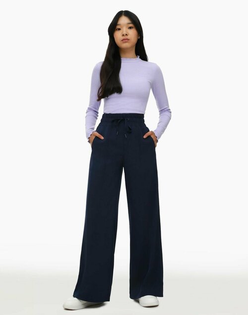 Брюки Gloria Jeans, размер 9-10л/140 (35), синий