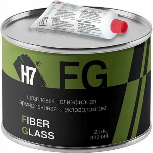 Полиэфирная армированная стекловолокном шпатлевка H7 Fiber Glass