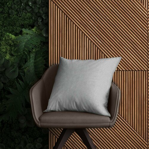 Декоративная наволочка Волшебная ночь Пепельно-серый