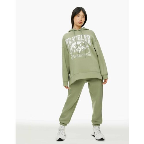 фото Брюки gloria jeans, размер 12-13л/158 (40), зеленый