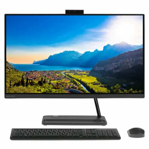 Моноблок Lenovo IdeaCentre AIO 3 27ALC6 27 FHD (1920x1080) IPS 250N, Ryzen 5 7530U, 2x8GB DDR4 3200, 512GB SSD M.2, Radeon Graphics, WiFi, BT, 5.0 Cam