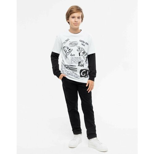 фото Брюки gloria jeans, размер 14+/170 (42), черный