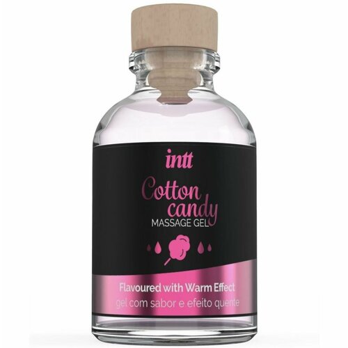 INTT Массажное масло с согревающим эффектом Cotton Candy - 30 мл