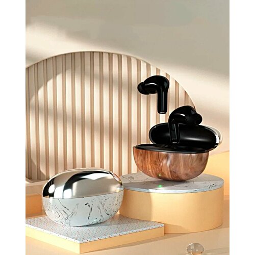 Беспроводные наушники TWS Q 21 Pro bluetooth гарнитура для телефона и компьютера iOS Android Windows HarmonyOS MIUI коричневые 152300₽