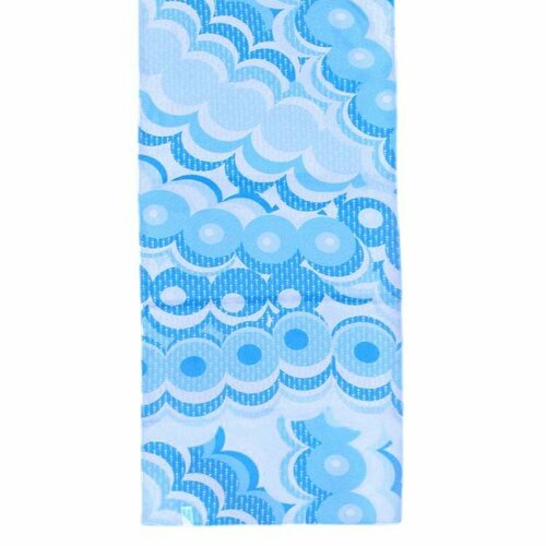фото Шарф roby foulards, 140х30 см, one size, голубой