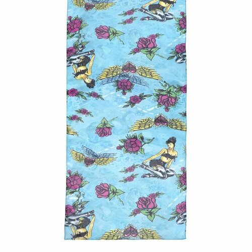 фото Шарф roby foulards,160х40 см, голубой