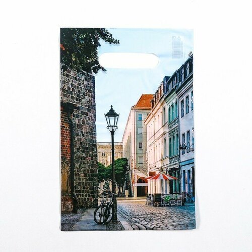 Пакет Улица полиэтиленовый с вырубной ручкой 20х30 см 30 мкм набор 20 штук 464₽