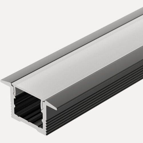 Изображение товара Профиль Arlight SL-SLIM-H13M-F25-2000 BLACK (, Алюминий)