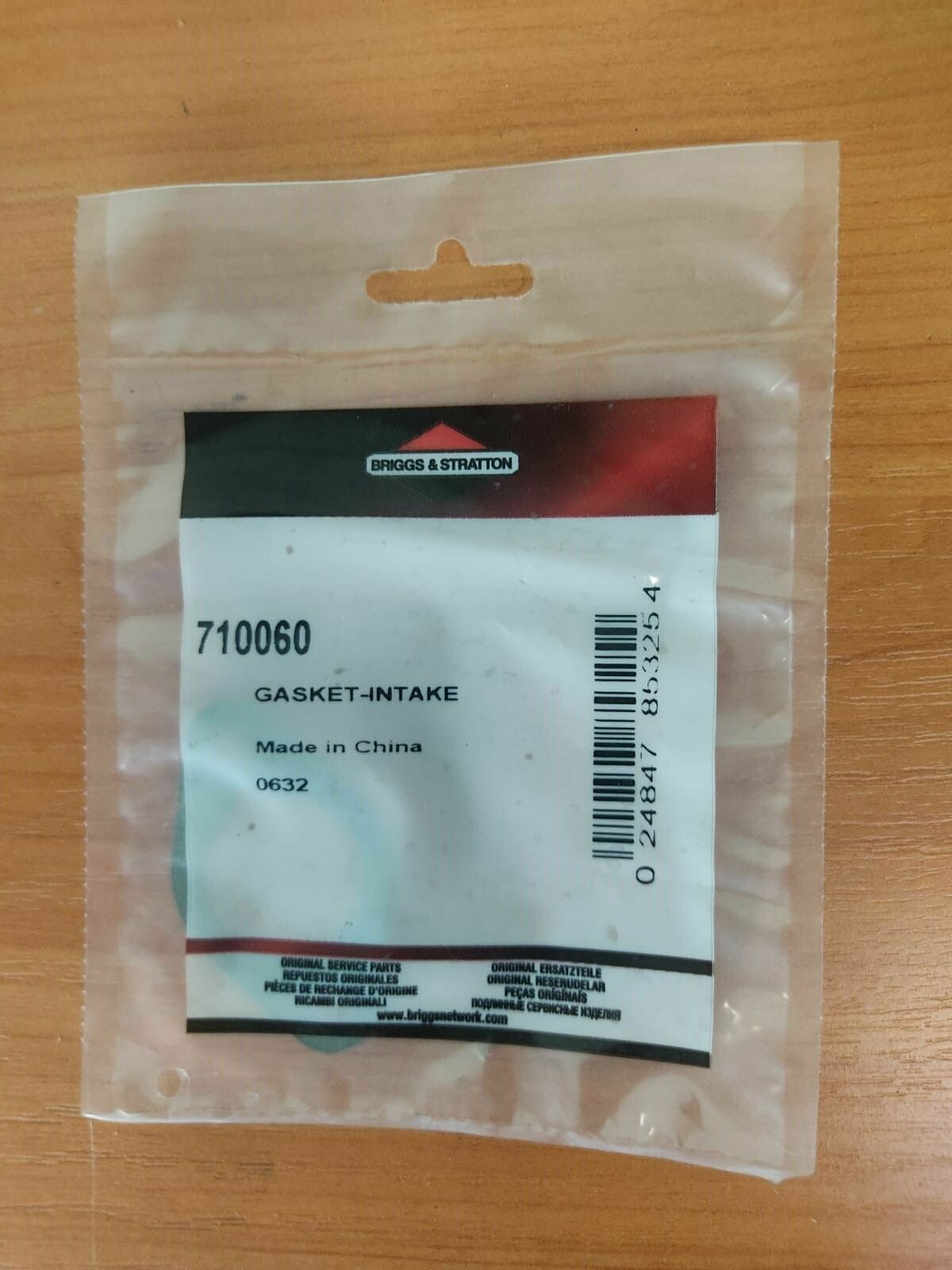 Прокладка впускного 710060 Briggs&Stratton — фото 1