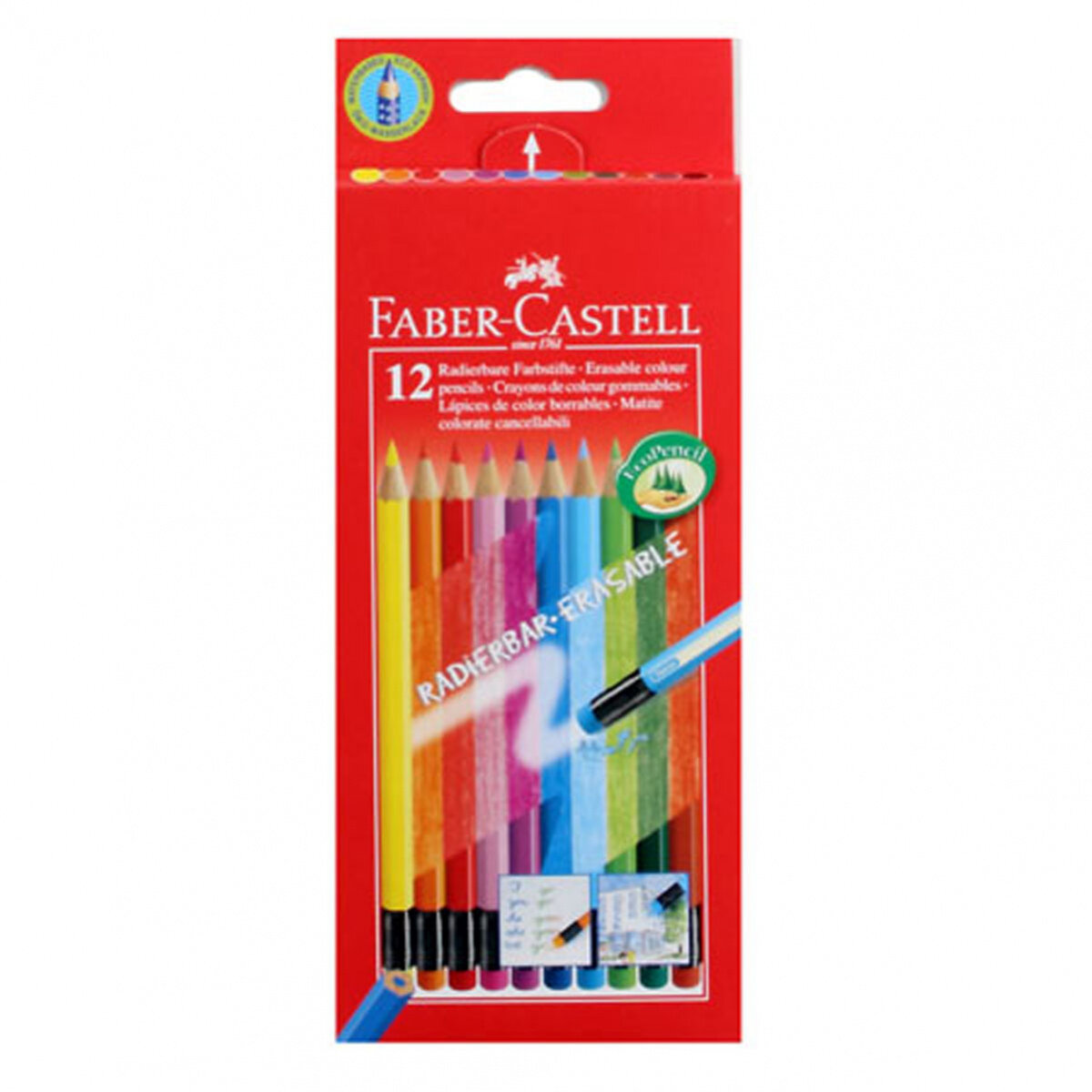 Карандаши цветные Faber-Castell Colour Pencils 12 цветов - фото №9
