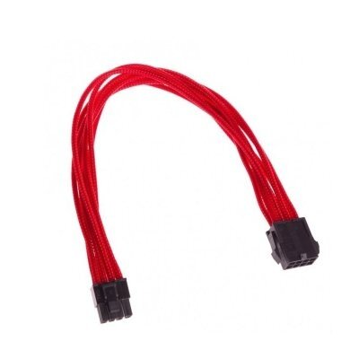 Удлинитель GELID Solutions 8-pin на 6+2-pin PCI-E , 30см, индивидуальная оплетка, красный CA-8P-08