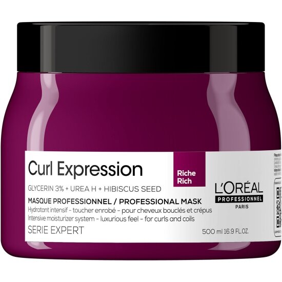 Увлажняющая маска L`oreal Professionnel Curl Expression, для кудрявых волос, 500 мл