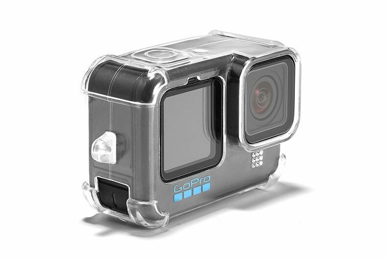 Защитный силиконовый противоударный чехол + защитная крышка объектива GoPro 12/11/10/9