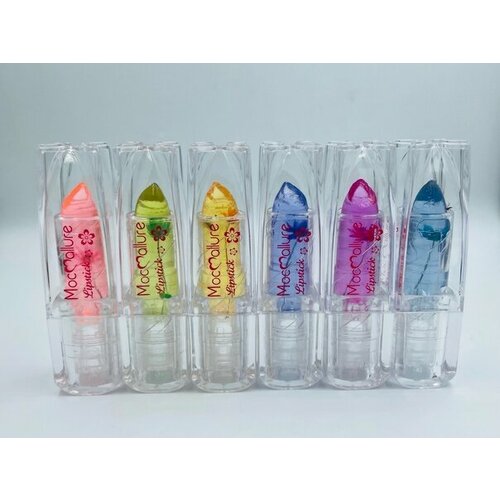 Бальзам для губ с цветком, 1шт