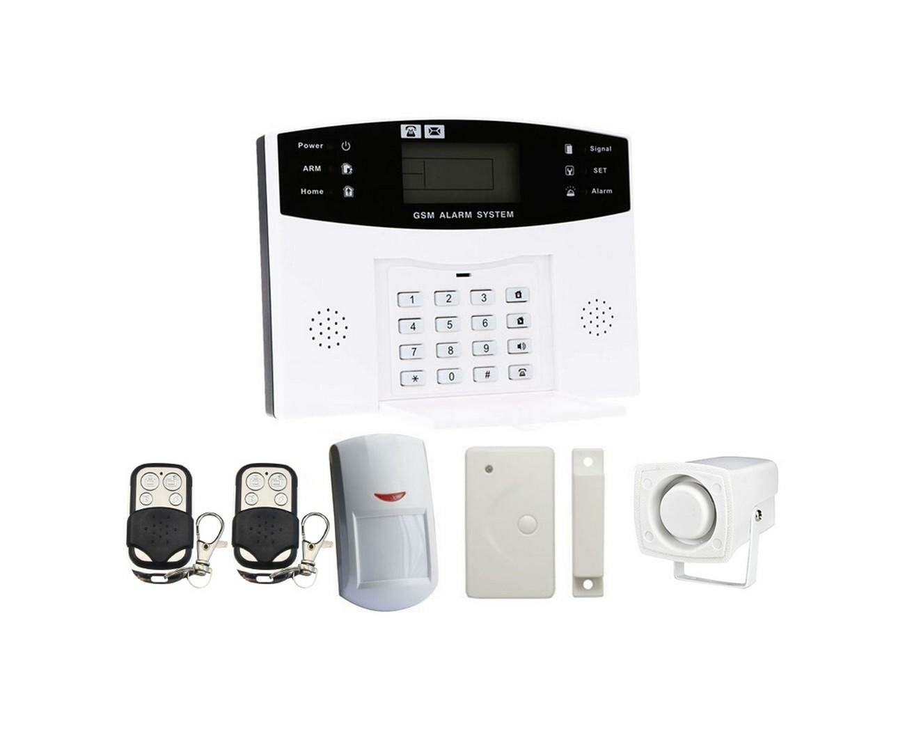 Беспроводная охранная GSM/WiFi сигнализация для дома - Страж Сигнал (GSM-WiFi) (Q39373BE) для дачи и гаража в комплекте с датчиками