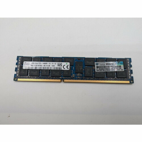Модули памяти hmt42gr7afr4c-rd 715274-001 712383-081 HP Sk Hunix DDR3 16 ГБ для сервера ОЕМ 535000₽
