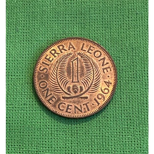 Монета Сьерра-Леоне 1 цент 1964 год клуб нумизмат монета цент саравака 1937 года бронза раджа чарльз брук