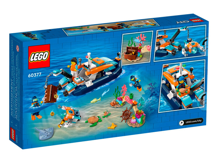 LEGO City 60377 Исследовательская водолазная лодка — фото 1