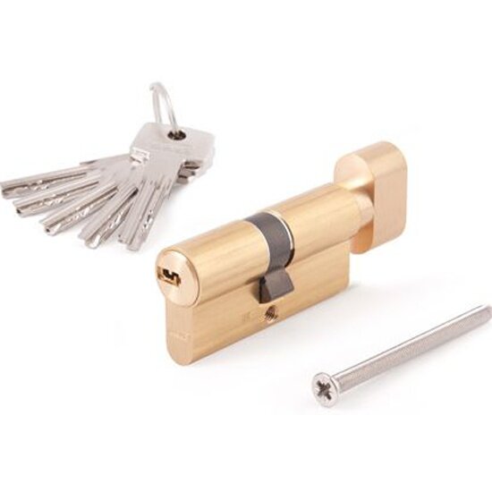 Цилиндр (Личинка замка) Abus KD6MM 70мм(Z30/K40) латунь ключ(Z)-вертушка(K)