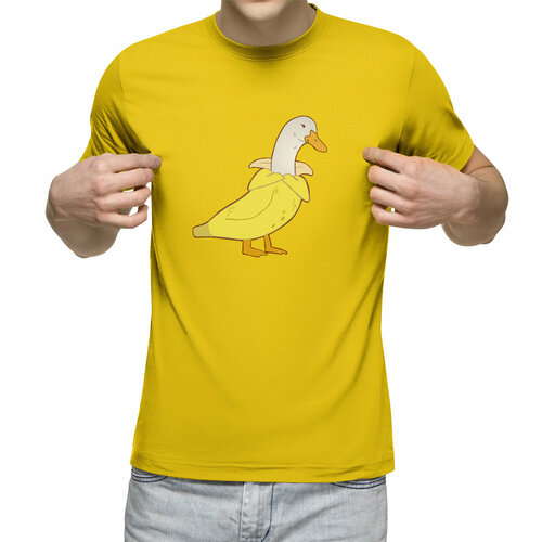 футболка us basic размер s желтый Футболка Us Basic, размер S, желтый